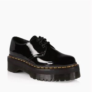 Dr. Martens Leather Platform Shoes